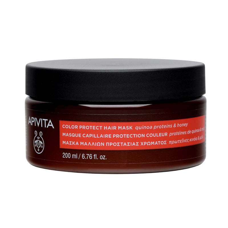 APIVITA Color Seal Colour Protect Hair Mask with Quinoa Proteins & Honey 200ml