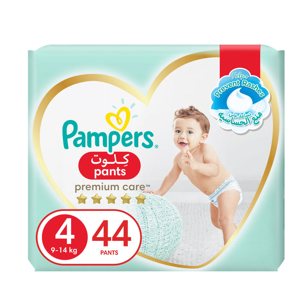 Pampers Premium Care Pants Diapers Size 4 Super Saver Pack 44 Count