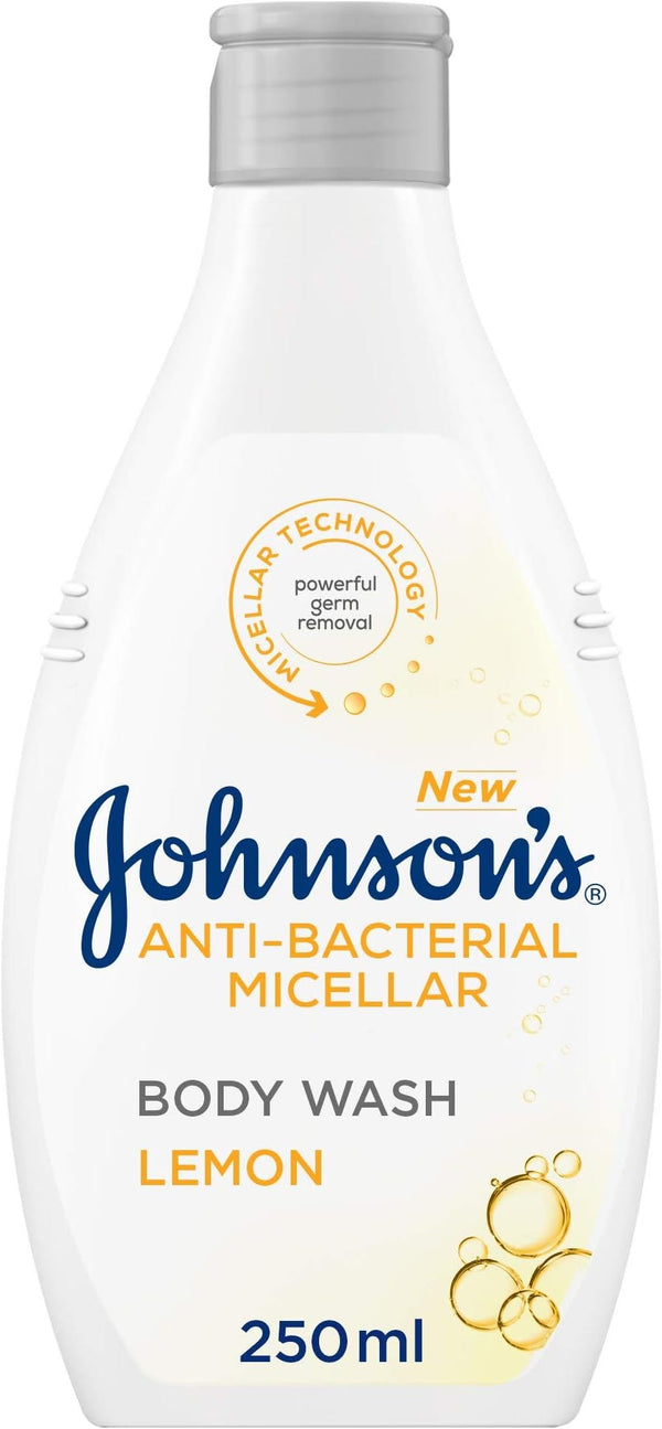 Johnson Micellar Lemon Body Wash Moisturizing Formula 250 ml