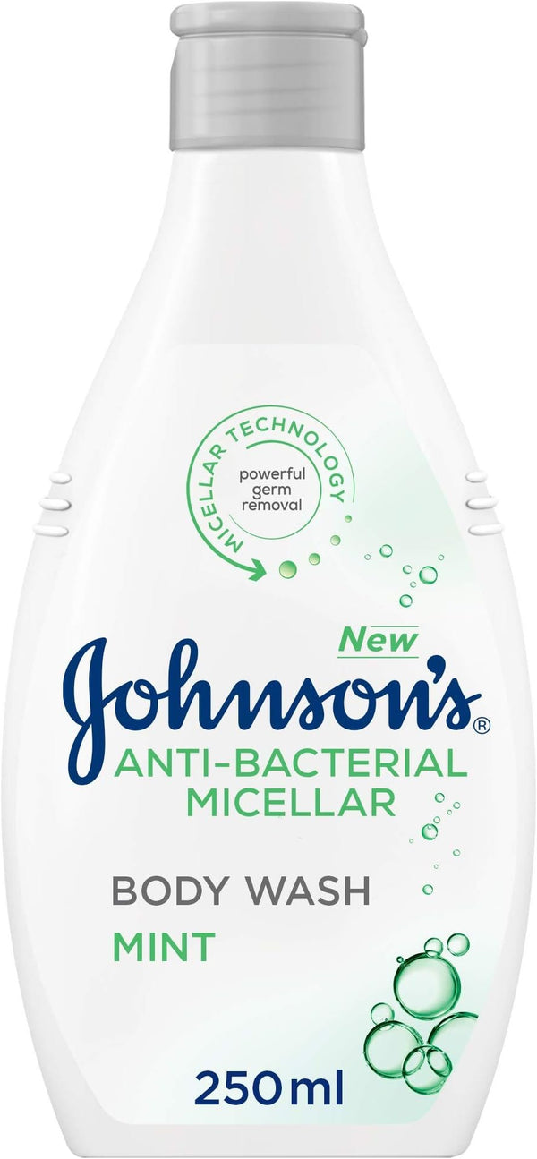 Johnson Micellar Mint Body Wash Moisturising Formula 250 ml