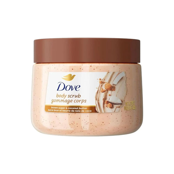 Dove Brown Sugar & Coconut Butter Body Scrub, Creamy Exfoliating Formula
