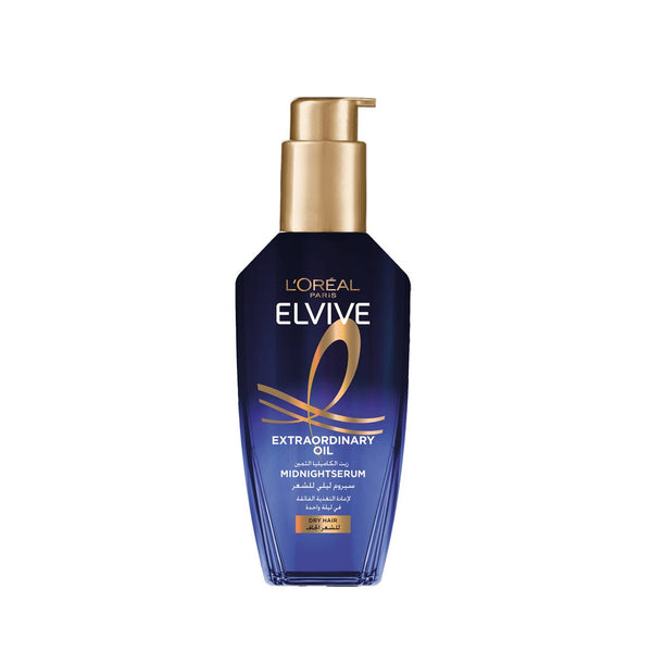 Elvive Extraordinary Oil Midnight Serum Camellia Oil Overnight Hair Treatment 100ml