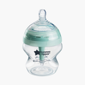 Tommee Tippee Natural Start Anti-Colic Glass Baby Bottle, Slow-Flow Nipple