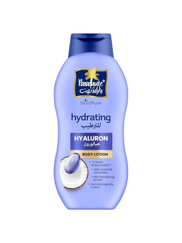 Parachute Hyaluron & Coconut Oil Body Lotion Moisturizer with Vitamins B5 & B6, 400ml