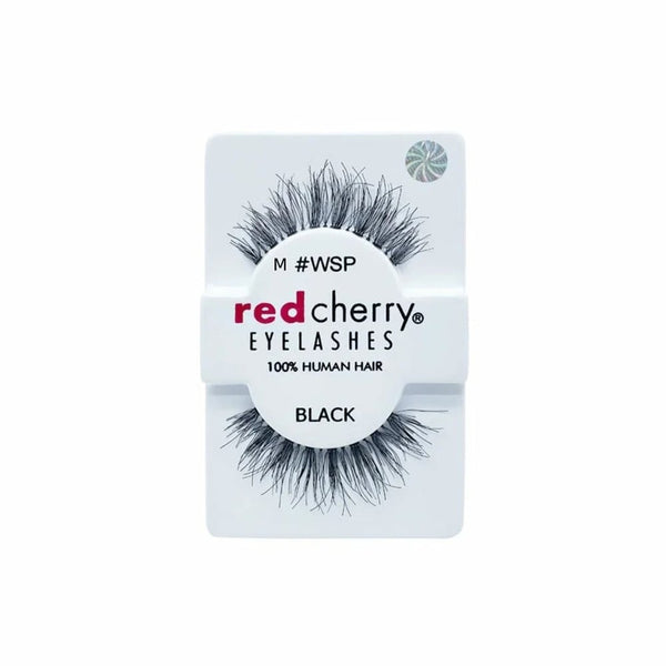 Red Cherry Eyelashes Black M WSP Reusable False Lashes