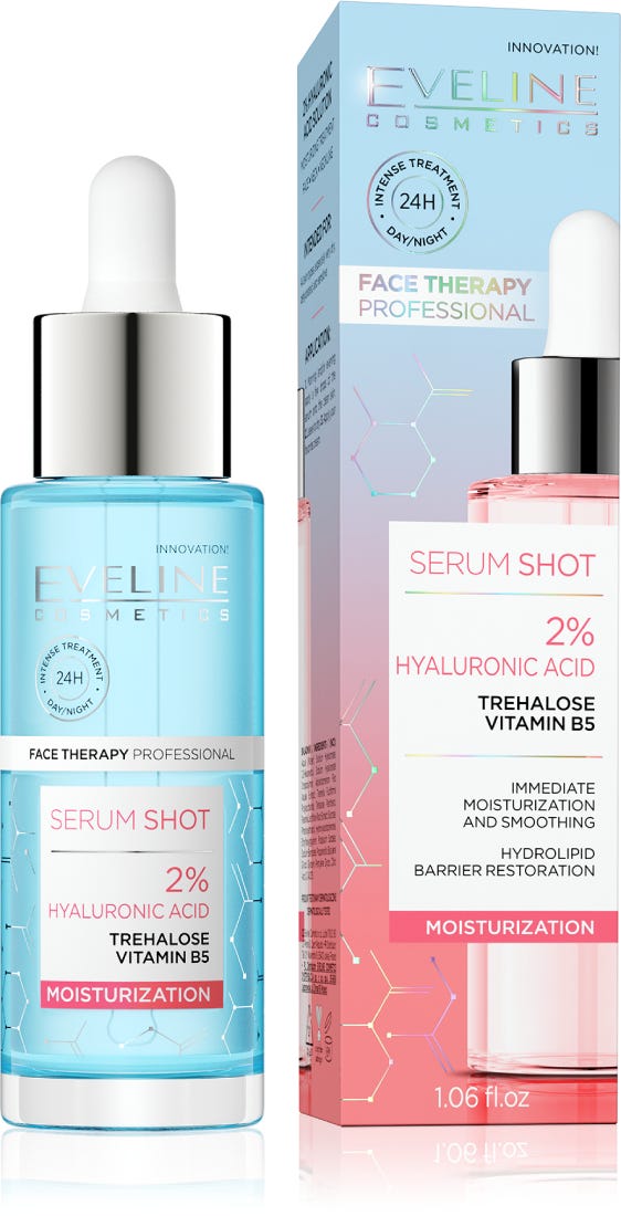 Eveline Serum Shot 2% Hyaluronic Acid Hydrating Serum 30ml