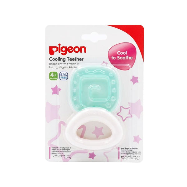 Pigeon Cooling Teether for Babies, Easy-Grasp Gum Soothing Teether, BPA-Free, 4+ Months