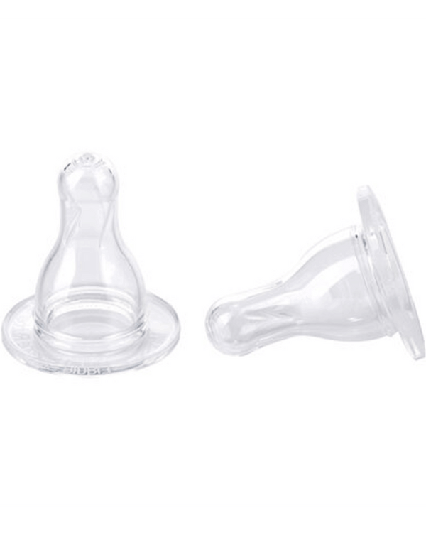 Canpol Silicone Orthodontic Slow Flow Teat, 2 Pieces, 3-6 Months