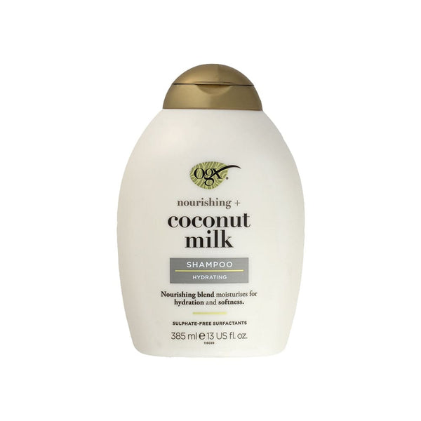 OGX Nourishing Coconut Milk Shampoo Whipped Egg Protein Coconut Scent 385 ml