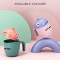 Eazy Kids Baby Head Shampoo Rinse Mug Clown Fish Design Pink 500ml