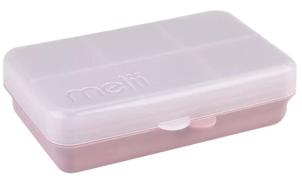Melii Snackle Box Divided Storage Container, 12 Compartments, Pink