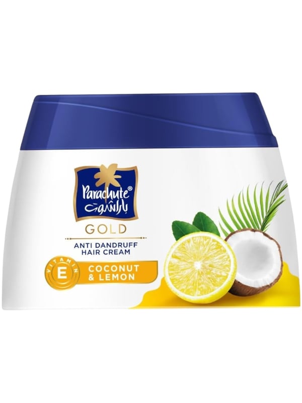 Parachute Gold Anti-Dandruff Hair Cream with Coconut & Lemon Extracts, 140 ml