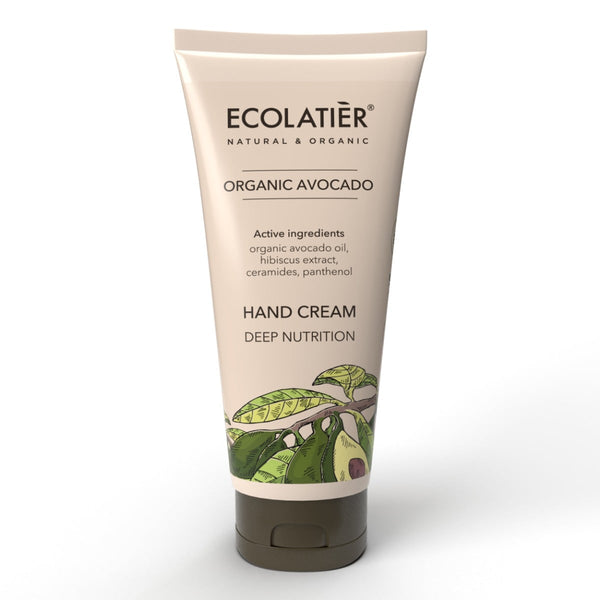 Ecolatier Hand Cream Deep Nutrition Organic Avocado Moisturizing Cream 100ml