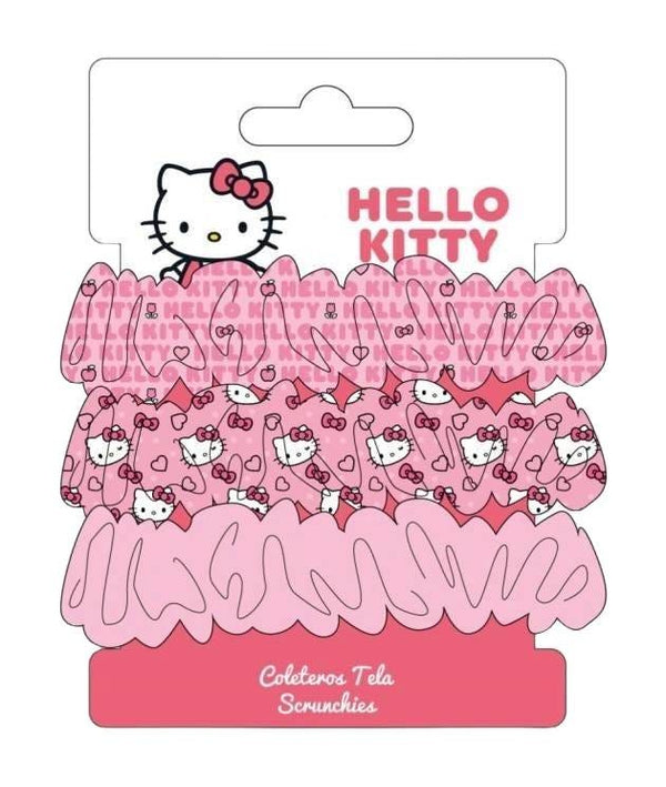 Disney Hello Kitty Hair Scrunchies Multicolor