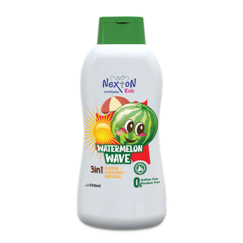 Nexton Kids Watermelon 3-in-1 Shampoo Conditioner Body Wash, 250ml