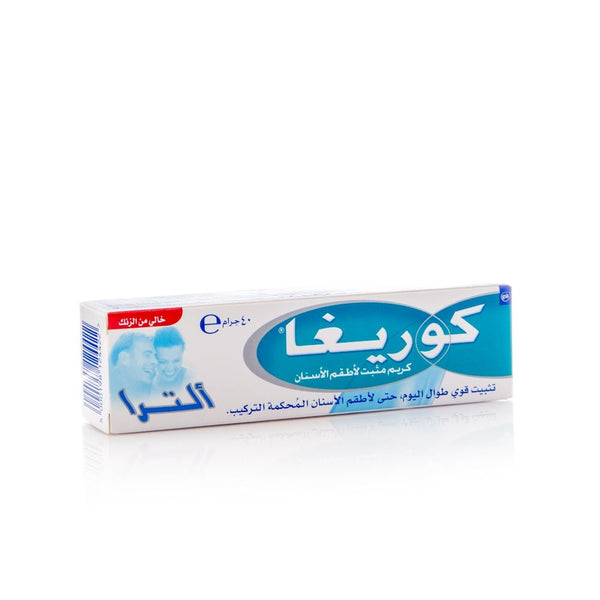Corega Ultra Denture Adhesive Cream Strong Fixation 40g