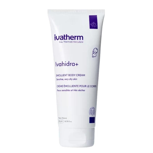 Ivatherm Ivahidra+ Emollient Body Cream Shea Butter Fragrance-Free 200 ml