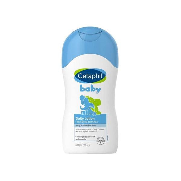 Cetaphil Baby Daily Lotion Lightweight Moisturizer Almond & Sunflower Oil 198 ml