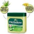 Dabur Herbolene Aloe Petroleum Jelly with Aloe Vera and Vitamin E, 225ml