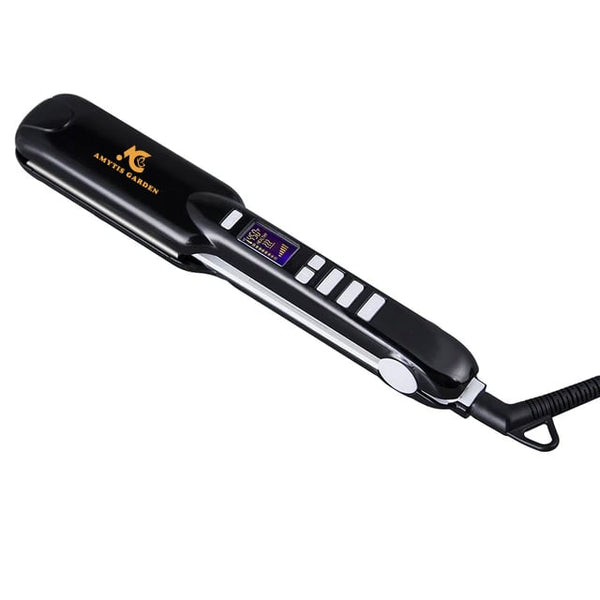 Amits Garden Flat Ceramic Hair Straightener 100% Ceramic Plates Up to 480F