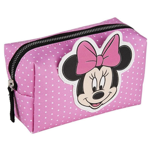Disney Minnie Mouse Travel Toiletry Bag Pink PU Makeup Bag