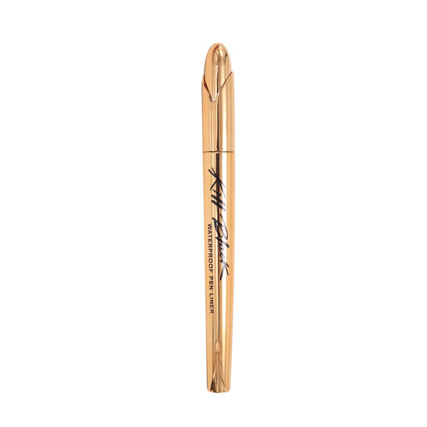 KAQIYA Kill Black Waterproof Liquid Eyeliner Pen, Fine Tip, Smudge-Proof, Black