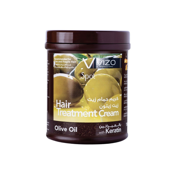 Vizo Professional Spot Hair Treatment Cream with Olive Oil and Keratin 1000 ml
