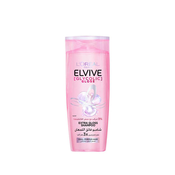 L'Oreal Paris Elvive Glycolic Gloss Shampoo Sulfate-Free 3% Glycolic Acid Complex 200 ml