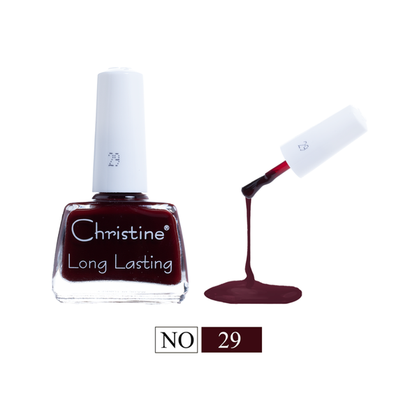 Christine Long Lasting Nail Polish Quick-Dry Rich Shine Shade 29