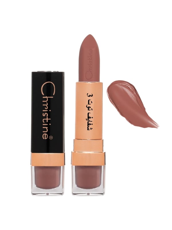 Christine Matte Lipstick Smooth Matte Finish Berry 3 No. 60