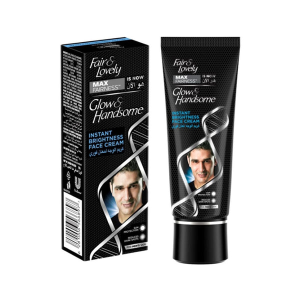 Fair & Lovely Glow & Handsome Instant Glow Face Cream Vitamins Papaya Aloe Vera 100 g