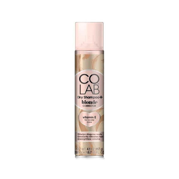 COLAB Blonde Corrector Dry Shampoo Spray, Vitamin E, 200 ml