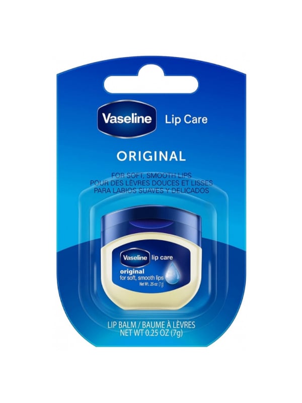 Vaseline Original Lip Balm Pure Petroleum Jelly Fragrance-Free 7 g