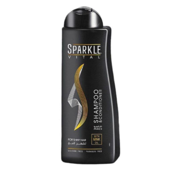 Sparkle Vital Shiny Hair Shampoo and Conditioner Mink Oil 600 ml