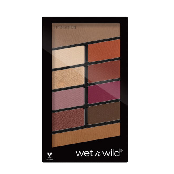 Wet n Wild Color Icon 10 Eyeshadow Palette Vegan Matte Satin Shimmer Metallic 758