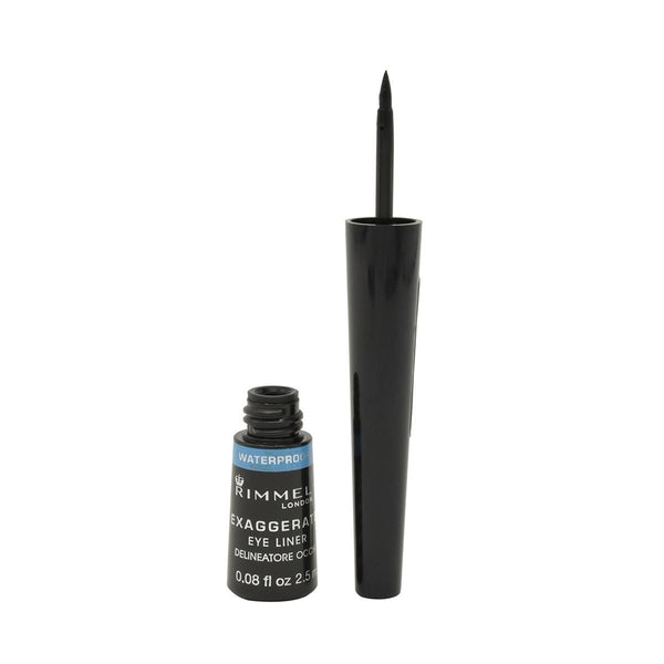 Rimmel Exaggerate Waterproof Liquid Eyeliner Highly Pigmented Black 003