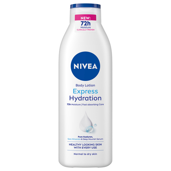 NIVEA Express Hydration Body Lotion Lightweight Formula Normal to Dry Skin 250ml