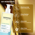 Dermina Atolina Intense Lipid-Replenishing Cleansing Oil Niacinamide Shea Butter 400 ml