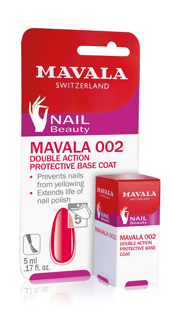 Mavala 002 Double Action Protective Base Coat Organic Silicon 10 ml