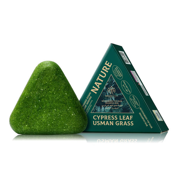 VIP Sevengreen Botanical Hair Shampoo Bar, Sulfate- and Silicone-Free, 120 g