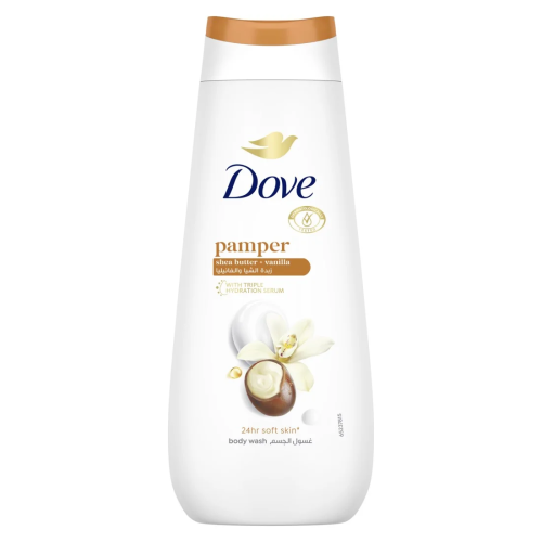 Dove Pamper Shea Butter and Vanilla Body Wash, 250 ml