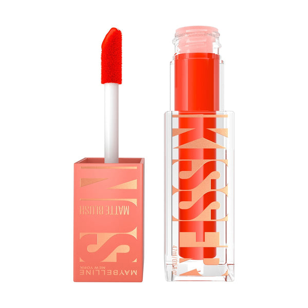 Maybelline Sunkisser Matte Blush Powder, Matte Pigments, 35 Spritz Orange