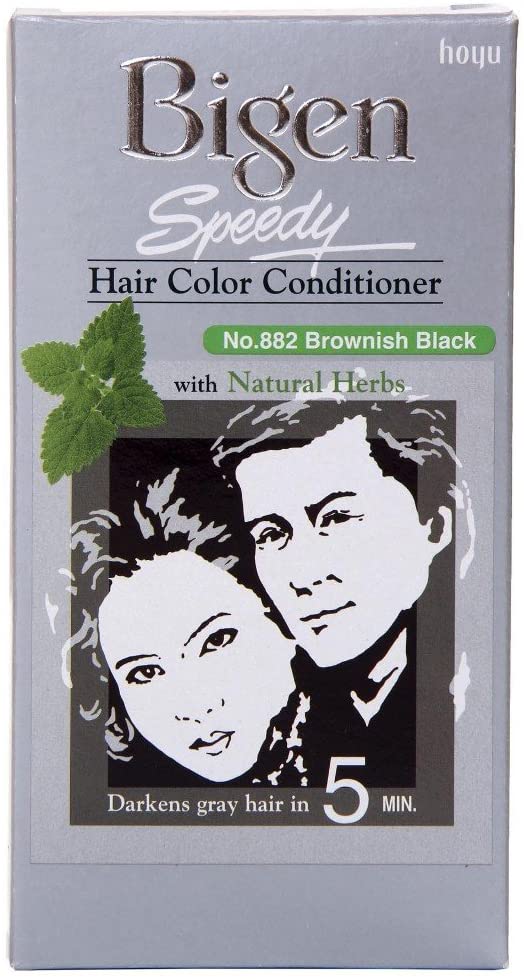Bigen Speedy Hair Color Brownish Black 882 Long-Lasting Rich Color