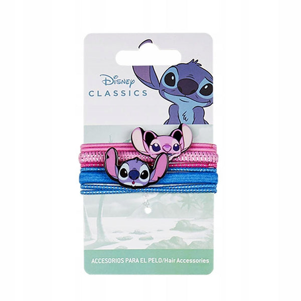 Disney Stitch Blue and Pink Hair Scrunchies