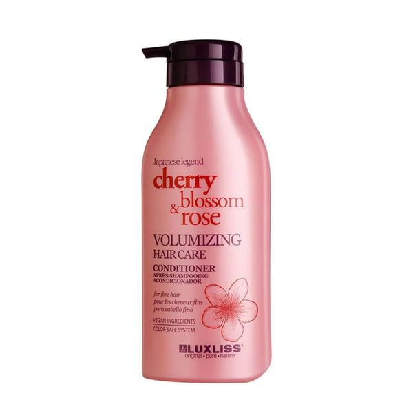 LUXLISS Volumizing Conditioner for Fine Hair with Cherry Blossom and Rose Extracts 500 ml