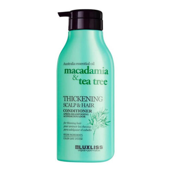 LUXLISS Thickening Scalp & Hair Conditioner with Macadamia and Tea Tree Oils, 500 ml