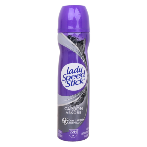 Lady Speed Stick Carbon Absorb Antiperspirant Spray Activated Charcoal 150 ml