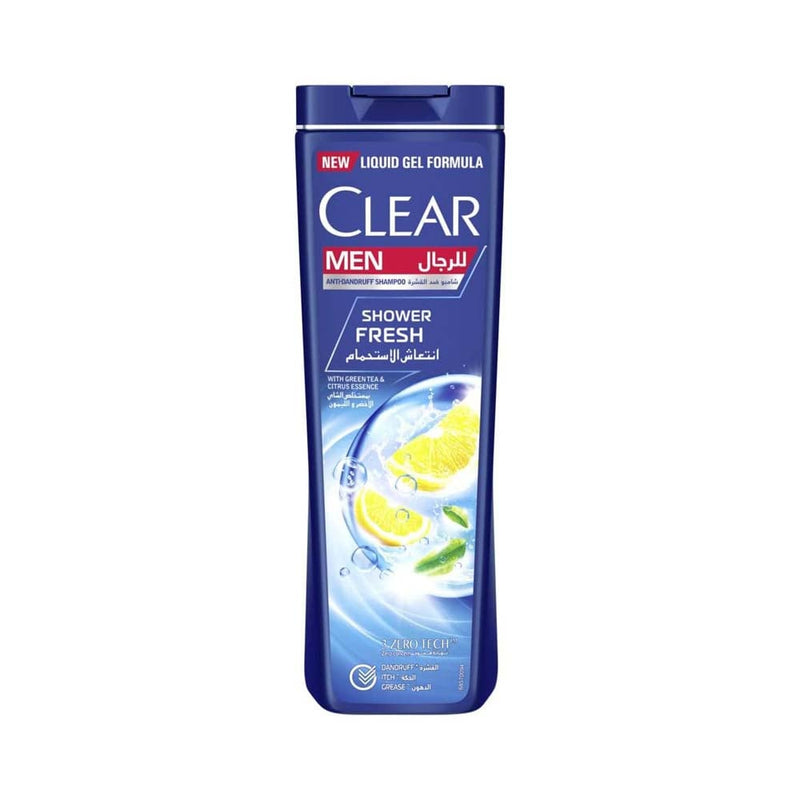 Clear Shower Fresh Shampoo for Men, Taurine, Vitamin B3 & Amino Acids, 350 ml