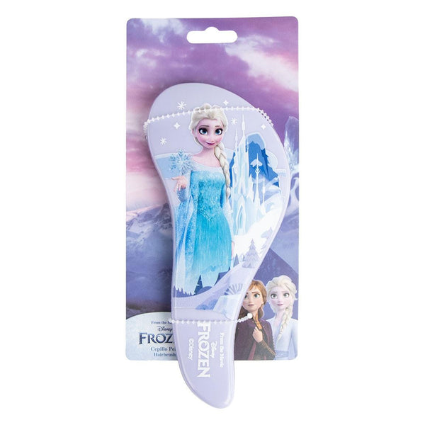 Disney Frozen Small Hair Brush Silicone Detangling Bristles for Wet or Dry Hair