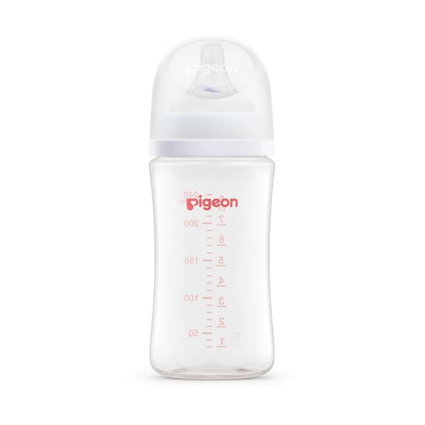 Pigeon Softouch Nursing Bottle PP Plastic Bottle Soft Silicone Nipple 240 ml
